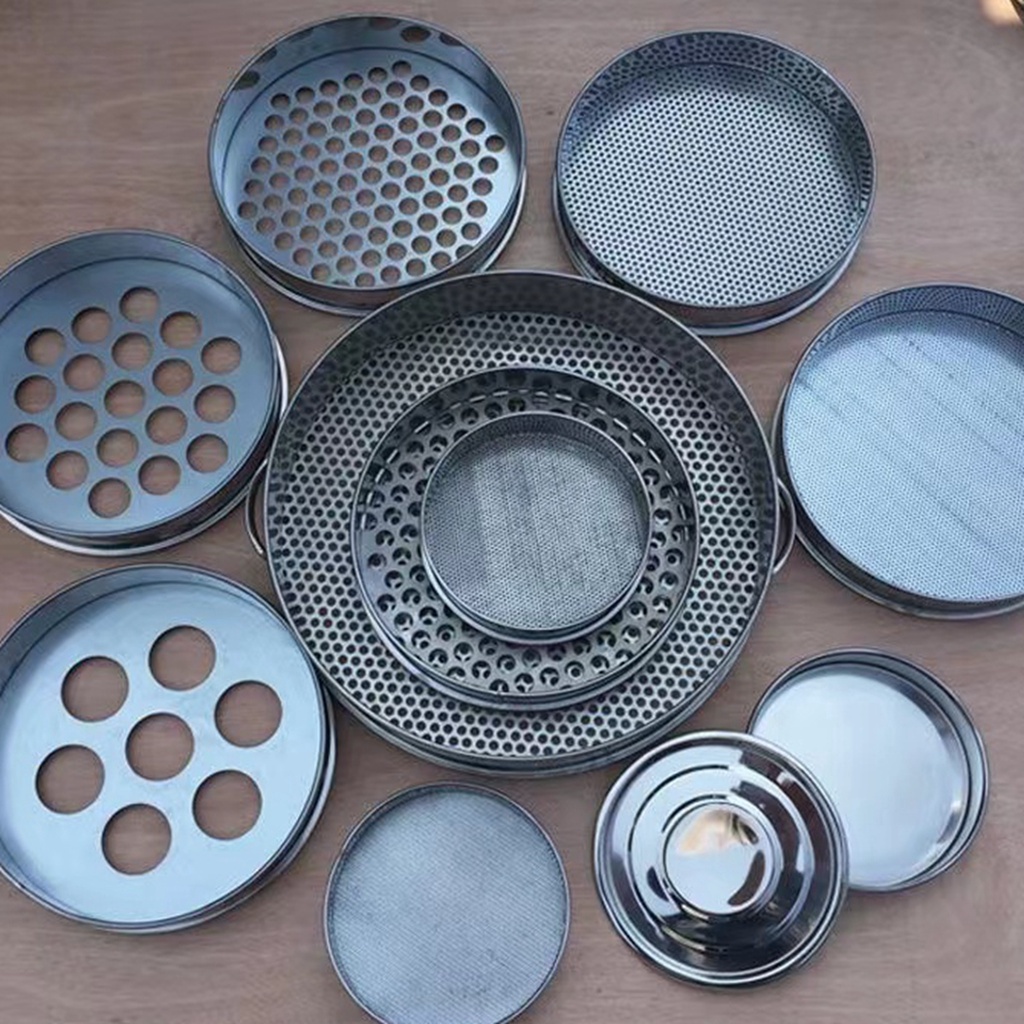 1-50mm 30/35cm Round Hole 304 Stainless Steel Mesh Strainers Kitchen ...