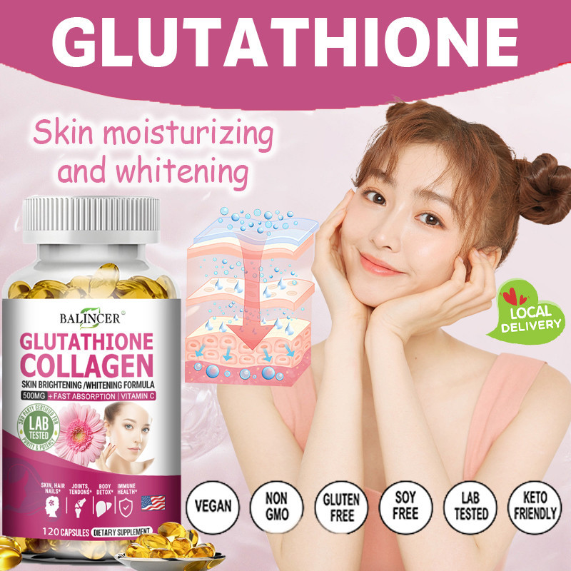 balincer collagen glutathione Balincer Collagen Supplement, Anti-Aging, Nourishes Skin, Skin Care,  Supports Hair, Nails, Bones, Joint Health