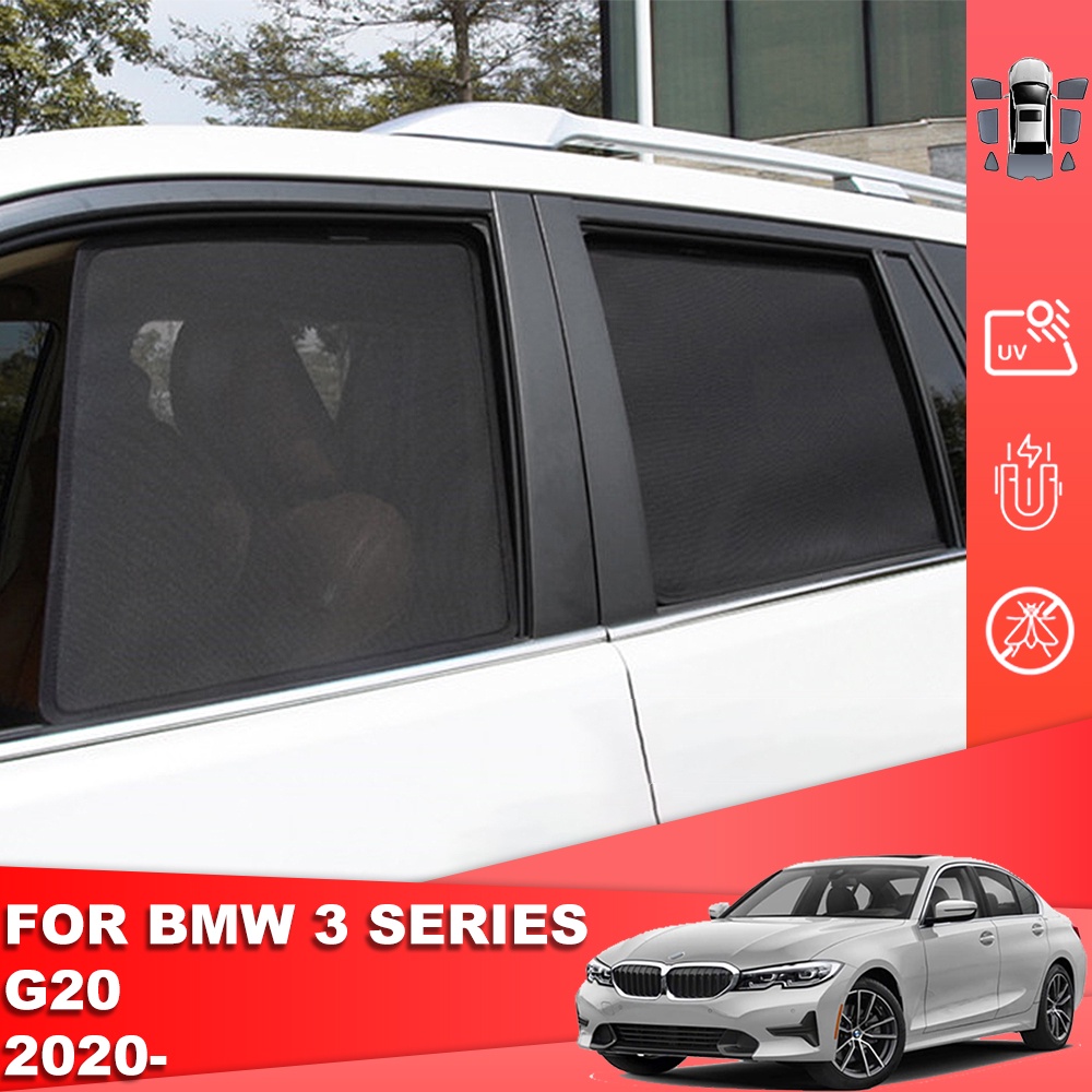 For BMW 3 Series G20 2019-2024 320e 330e Car Sunshade Shield Rear Side ...