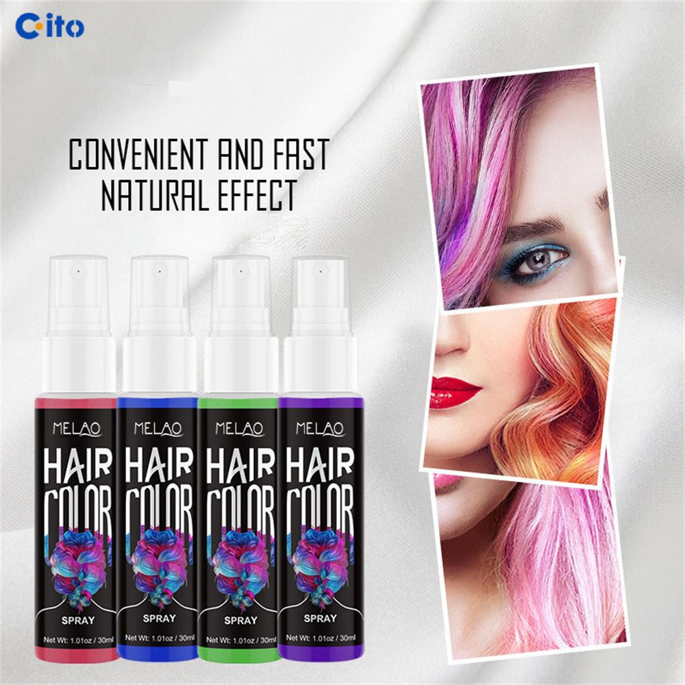 MELAO Disposable Hair Dye Vibrant Hues LongLasting Color NoBleach