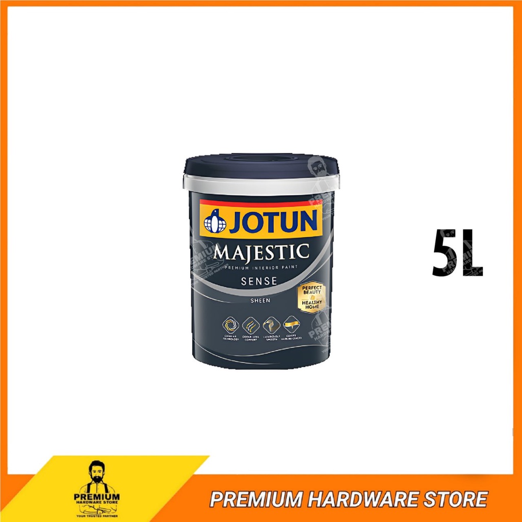 JOTUN Majestic Sense (Sheen) 5L Premium Interior Anti Fungal Fungus
