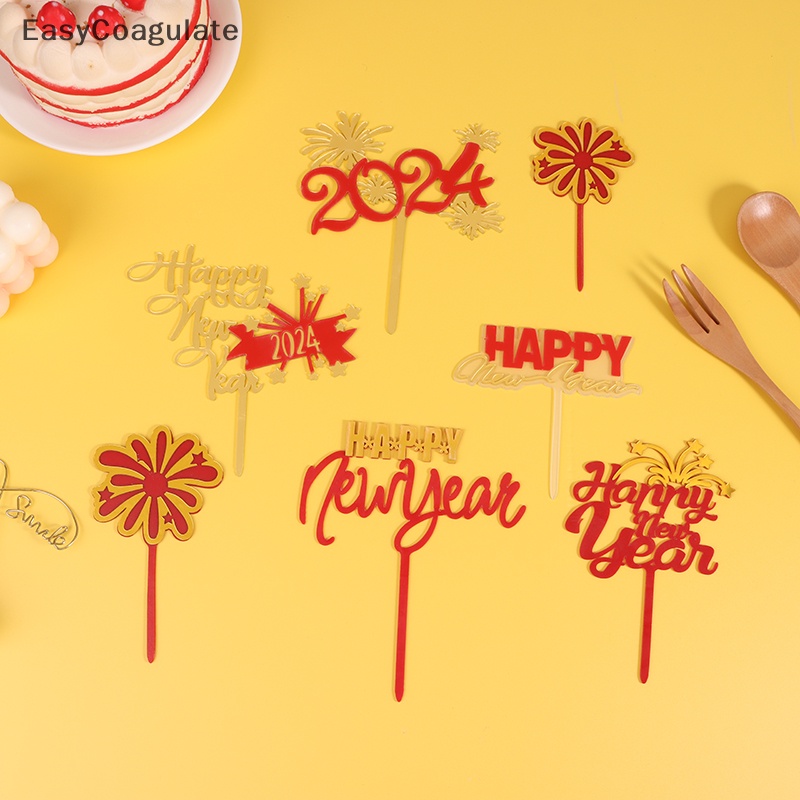 Eas Creative Acrylic Happy New Year 2024 Cake Topper For Merry   Sg 11134201 7rbl6 Lmzvsjeqbxo5a8