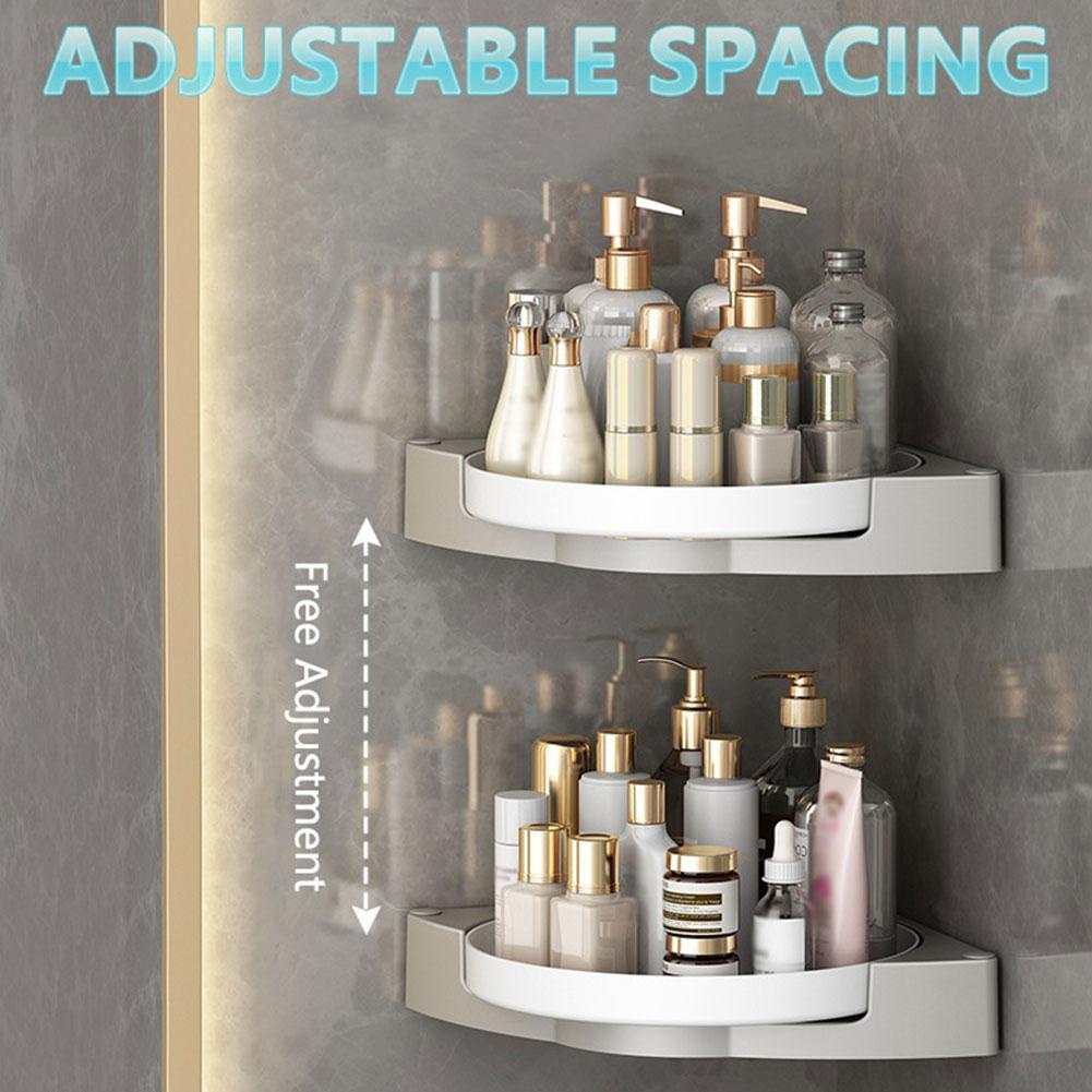 Shower Caddy Corner 360° Rotate Shower Organizer Shelves Storage ...