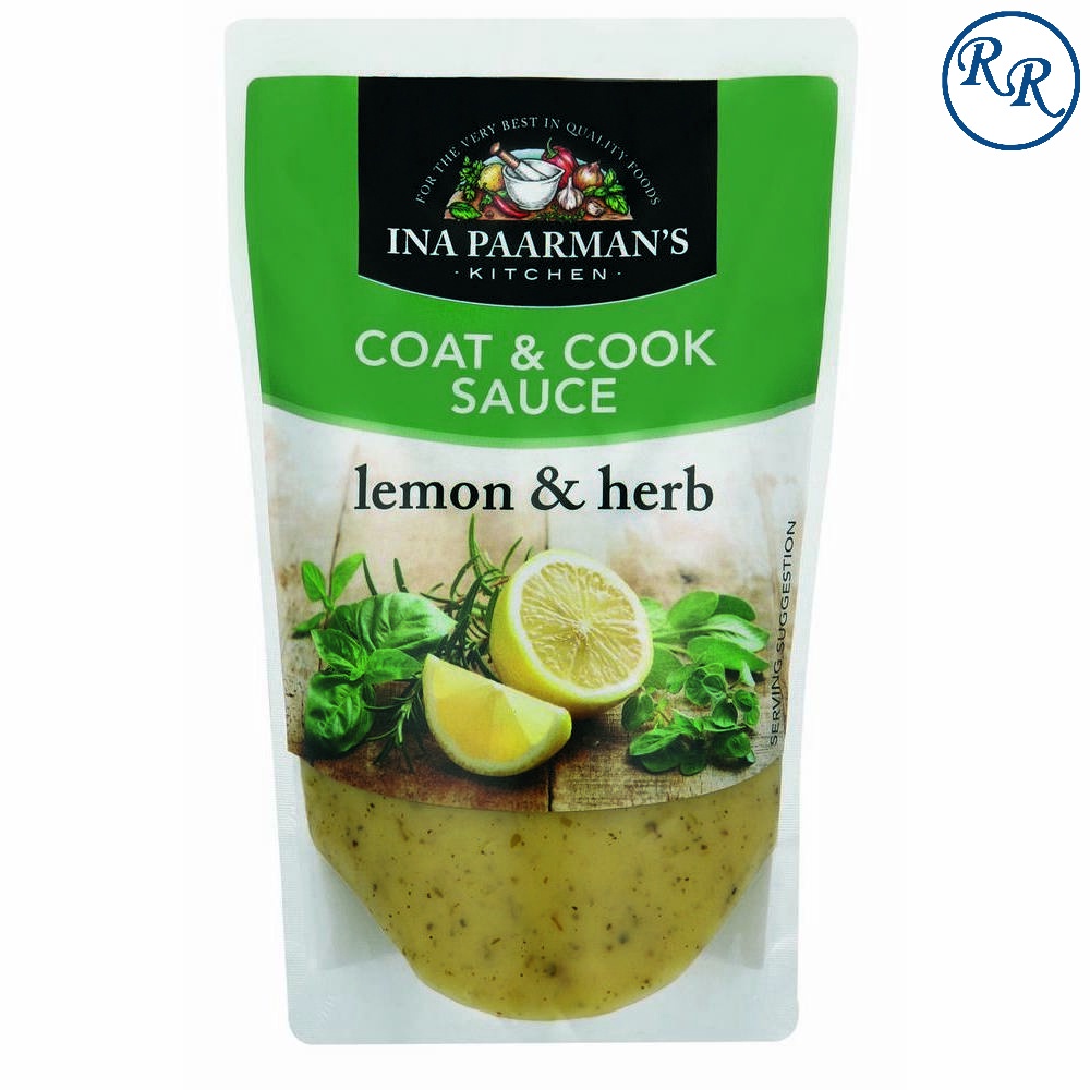 INA PAARMAN'S LEMON & HERB COAT 'N' COOK SAUCE 200ML (EXPIRY 1/24 ...