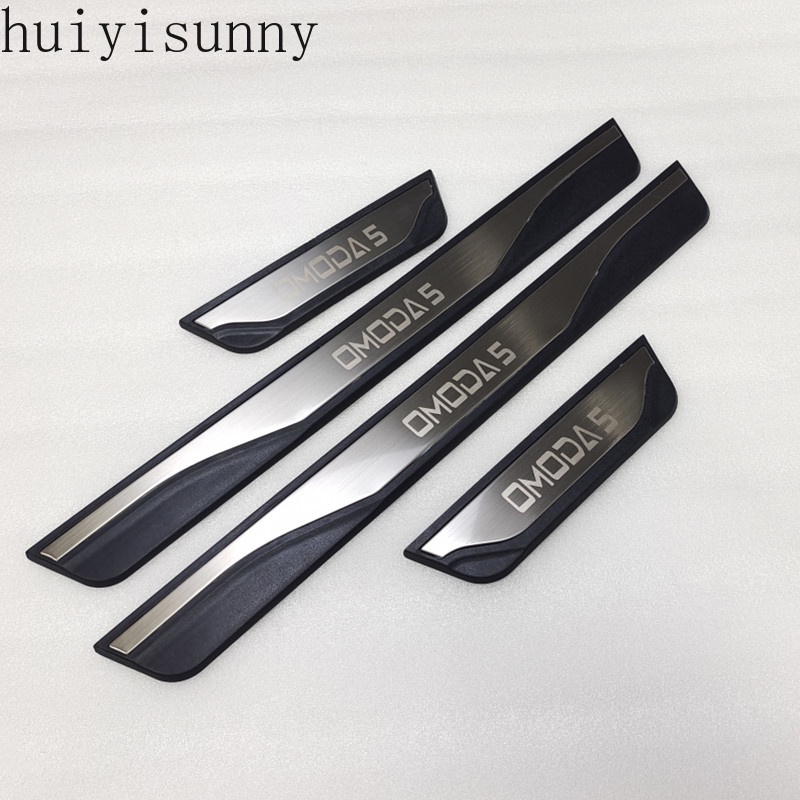 HYS For CHERY OMODA 5 2022 Car Accessories 4pcs/Lot ABS Stainless Steel ...