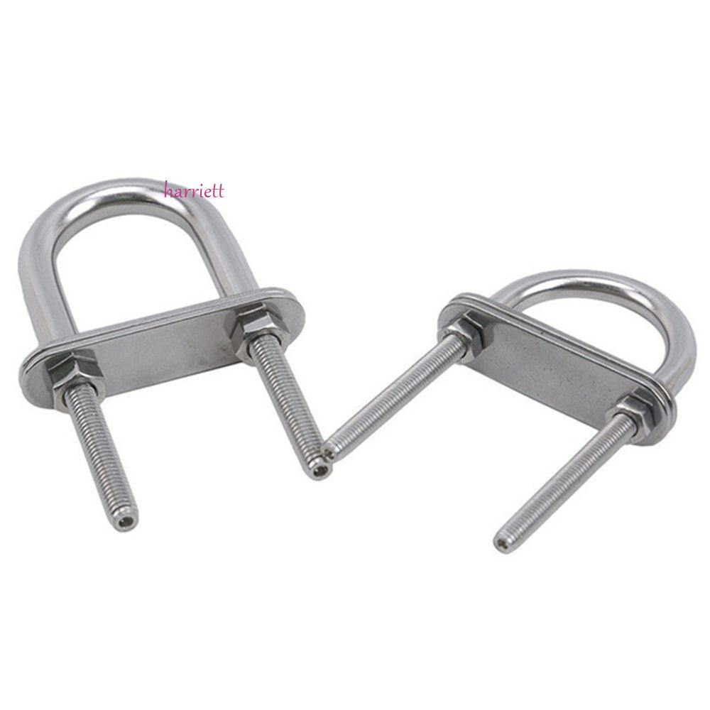HARRIETT Rope Rigging M5/M6/M8/M10 Durable Metal U-bolt Boat Hardware U ...