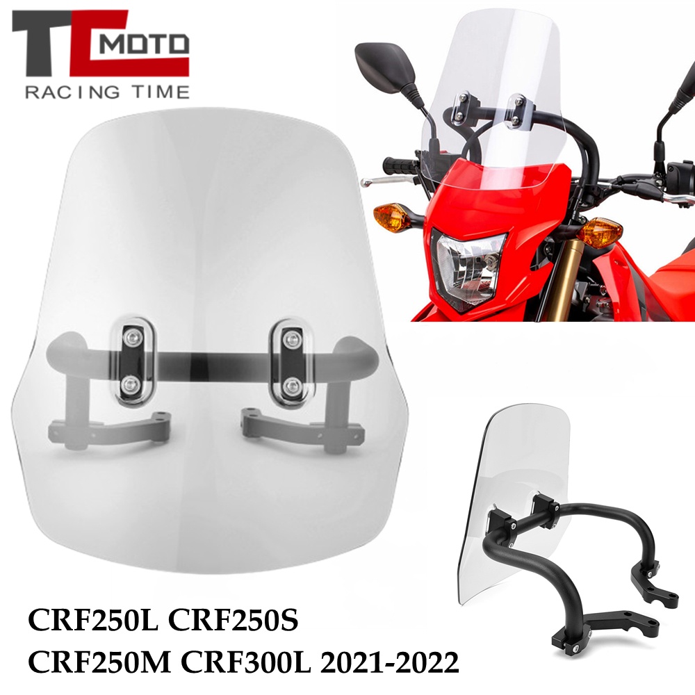 Windshield Windscreen For Honda CRF250L CRF250S CRF250M CRF300L 2021 ...