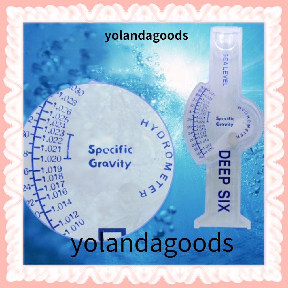 YOLAN Seawater Hydrometer, Portable Automatic Fish Tank Hydrometer, PVC