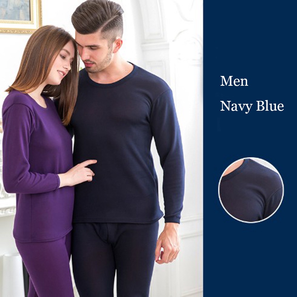 Men Winter Warm Velvet Thick Inner Wear Thermal Underwear Long Johns ...