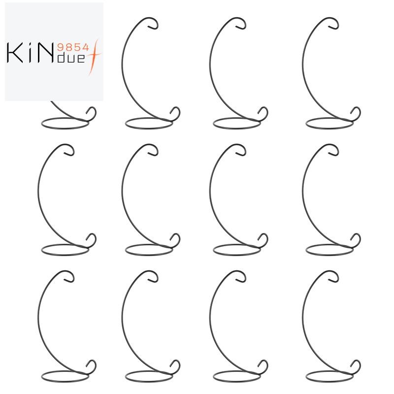 12 Pack Ornament Display Stand Holder, 9 Inch Tall Hanging Rack for ...