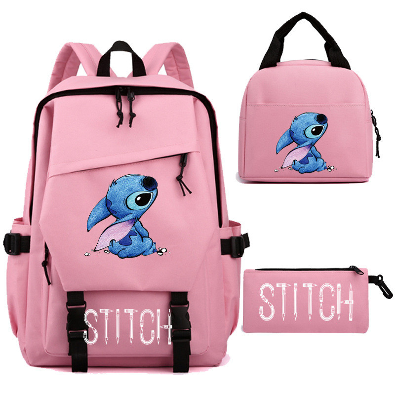 [Stitch Interstellar Baby Backpack] Three piece set of Rice bag, Pencil ...
