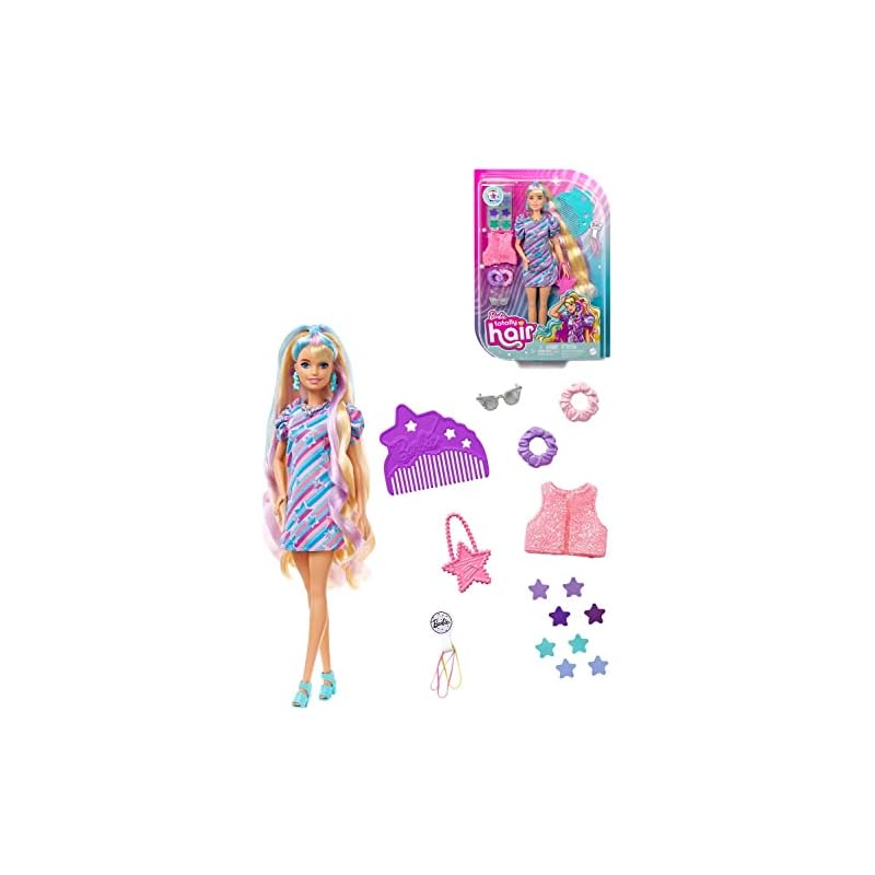 Barbie Totally Hair Super Long Hair Cute Styling Play [dress-up doll ...