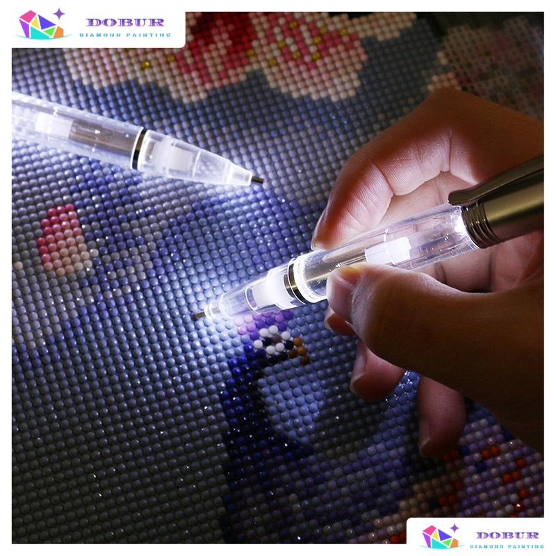 DOBUR Diamond Painting Luminous Pen New Diamond Pen LED Lighting Pen with Light Luminous Pen