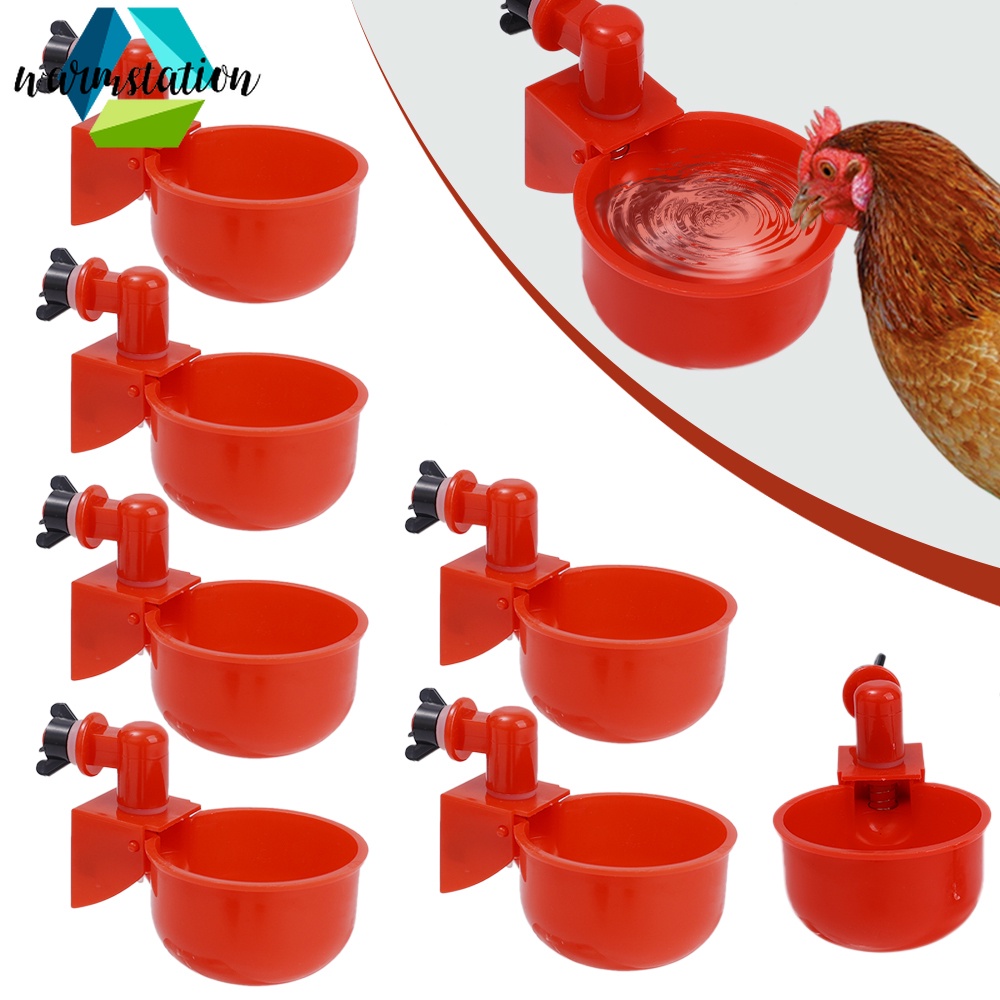 Leak Proof Poultry Feeder/ Durable Sturdy Water Bowl/ Chickens Ducks