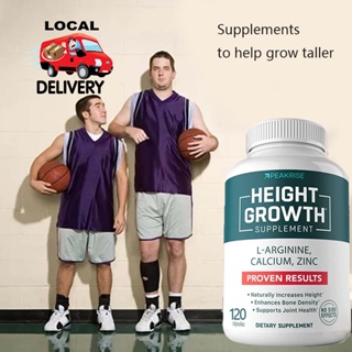 Height Growth Maximizer - Made in USA - Calcium Vitamin D3 & Zinc