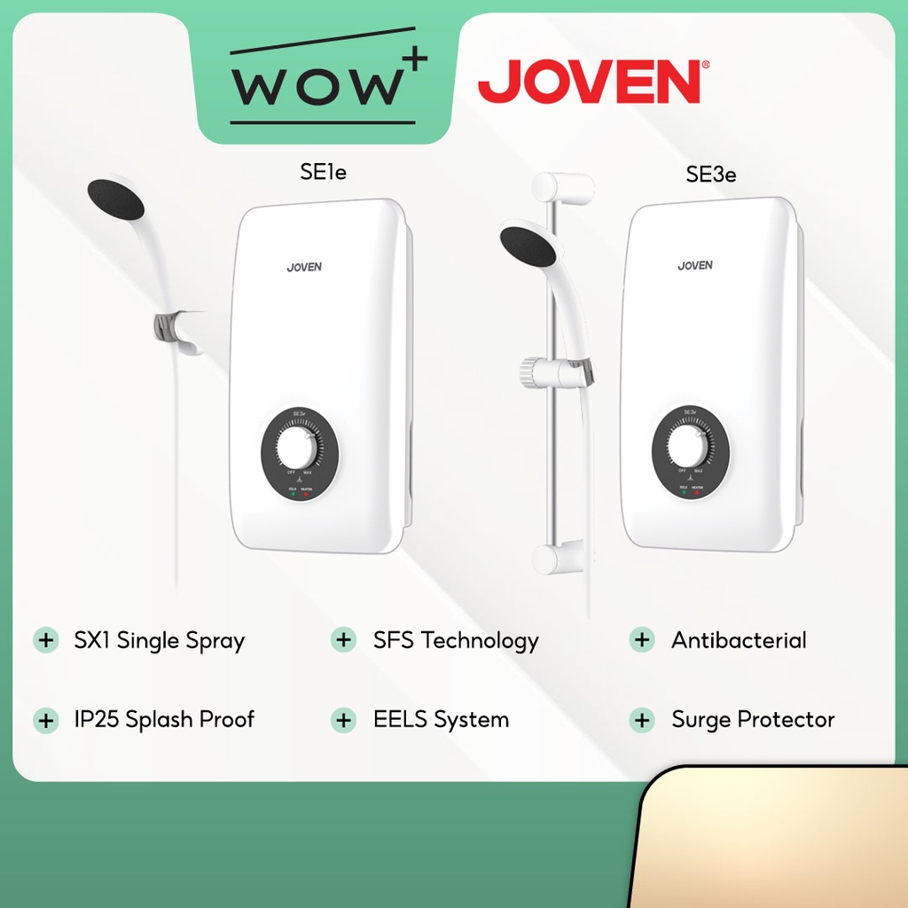 Joven SE1e / SE3e Instant Water Heater Wall Bracket/Slider Bar, SE Series SX1 with