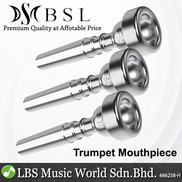 BSL 3C 5C 7C Trumpet Mouthpiece Silver or Gold Plated Mouth Piece ...