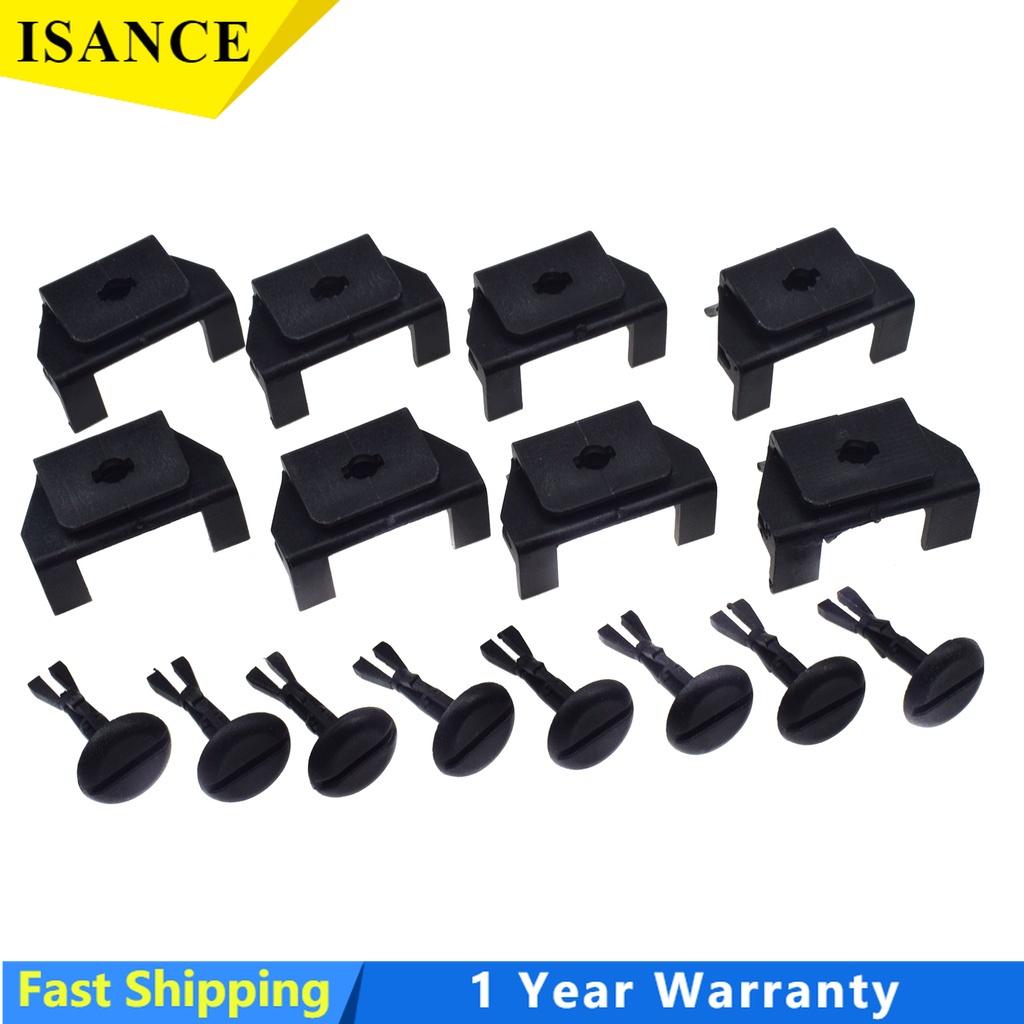 8 kits Fender Liner & Bumper Cover Retainer Clip Pin Kit For Toyota ...