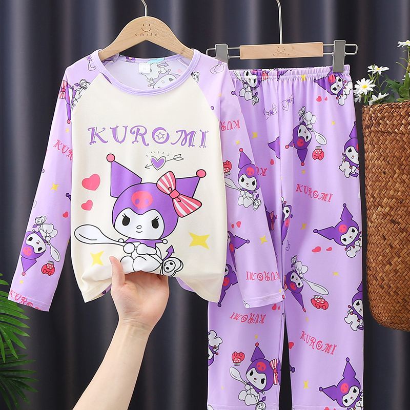 Kuromi Melody Cinnamoroll Kid Girls 3-14 Years Old Sleepwear Long ...