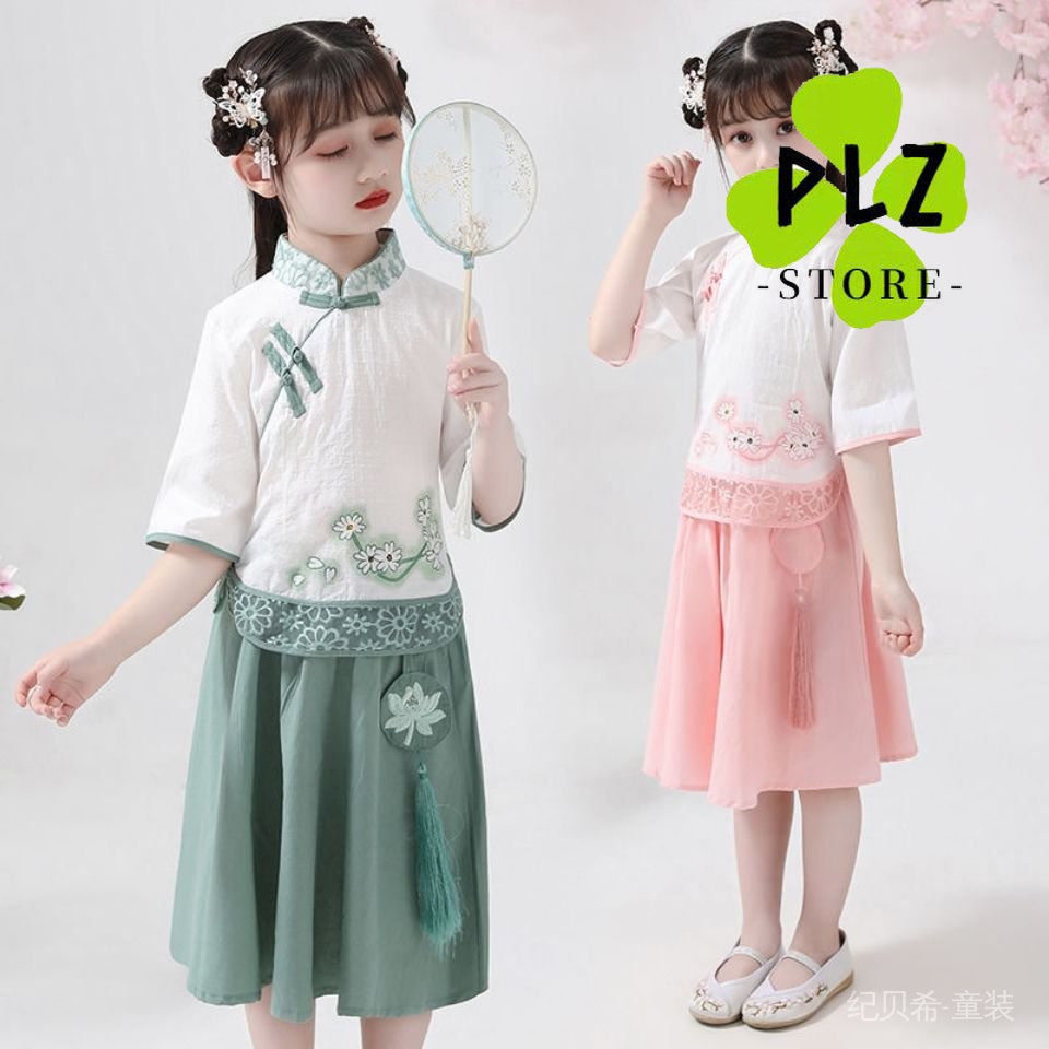 女童汉服 Girls Hanfu Girls Cheongsam Children Dress 2025 CNY qipao 旗袍