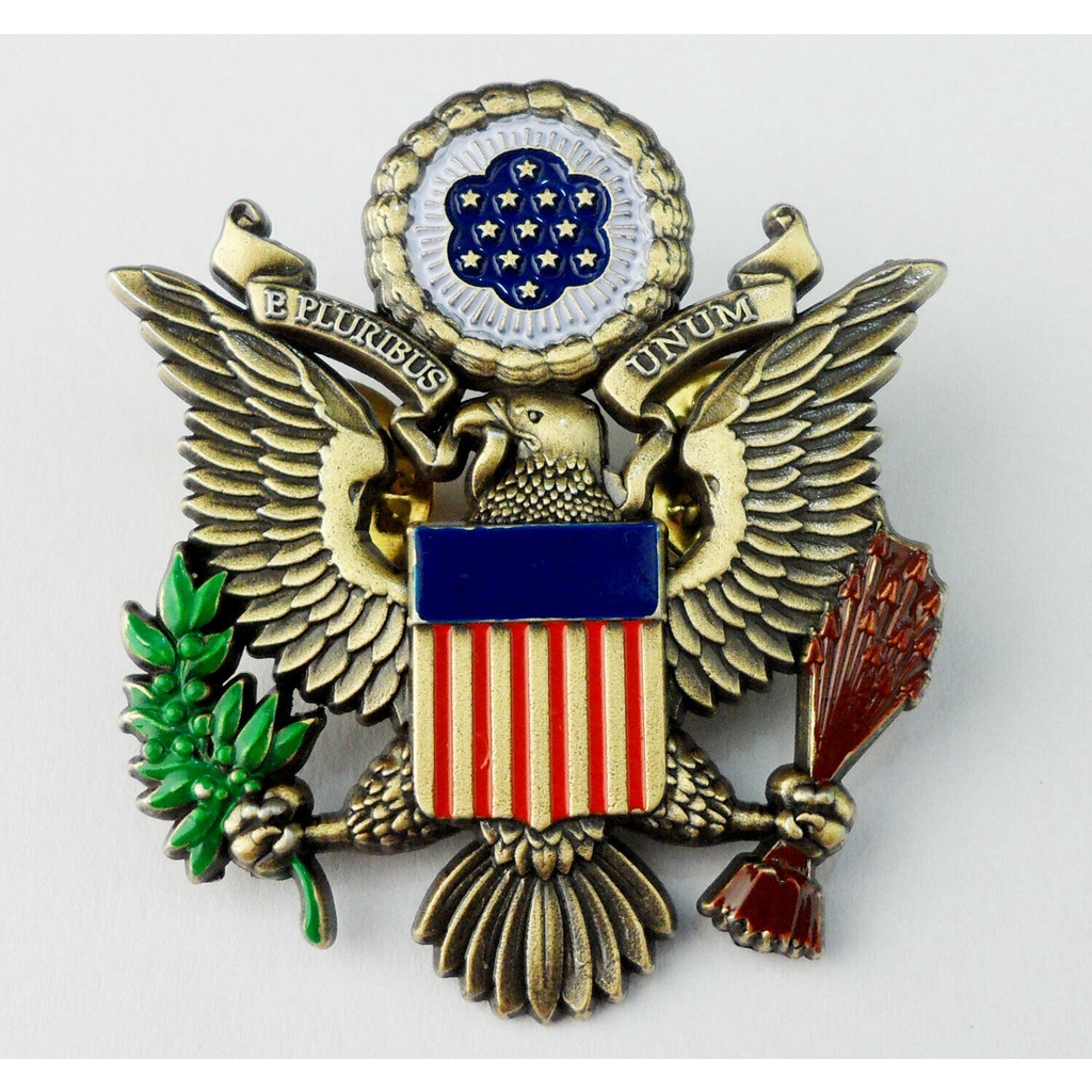 Seal of the President of the United States Presidential Eagle Badge Pin ...