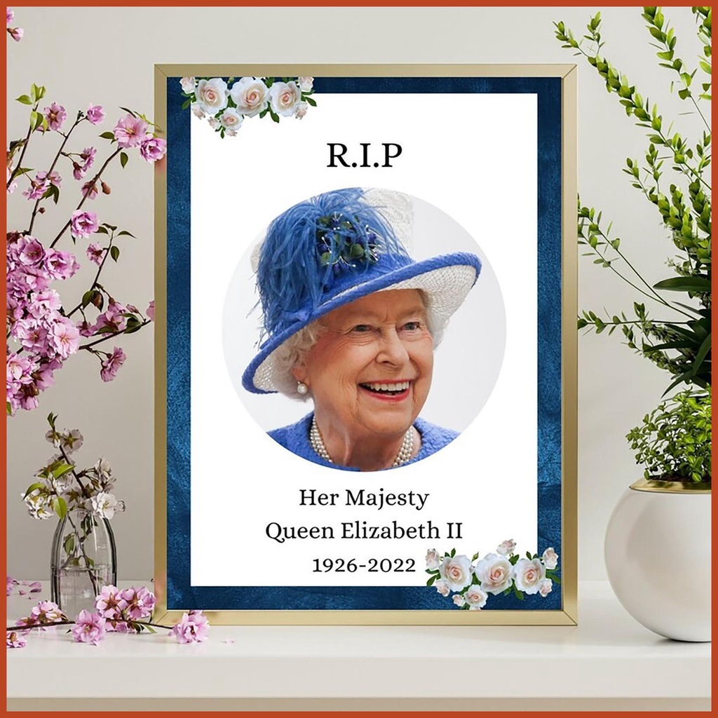 Queen Elizabeth II Poster Queen Elizabeth Wall Decor Poster Decorative ...