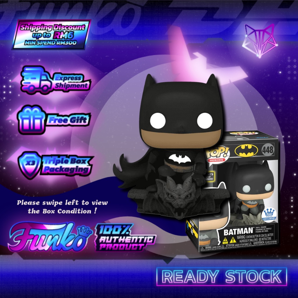 Funko Pop! Heroes Batman (With Lights And Sounds) Funko Shop