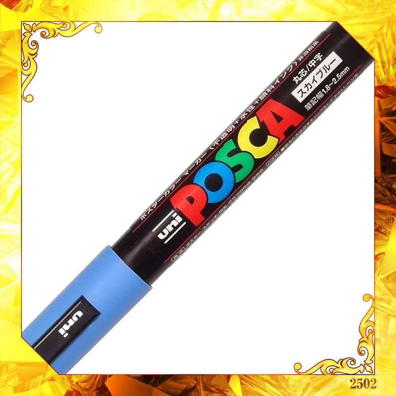 Mitsubishi Pencil Water-Based Pen Posca Medium Point 10-Pack (Various ...