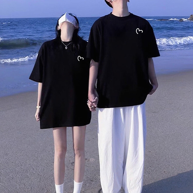 COD Couple's short sleeved 2025 new summer outfit couple's T-shirt ...