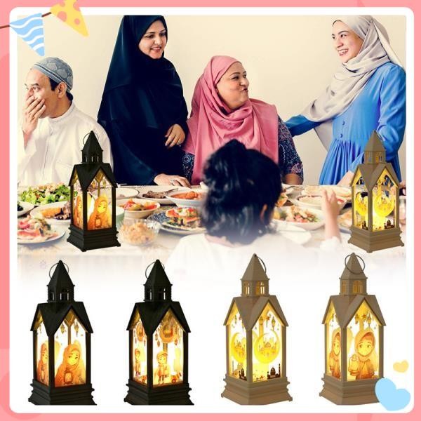2025 Hari Raya Lampu LED Eid Retro Night Light Ramadan Home Atmosphere ...
