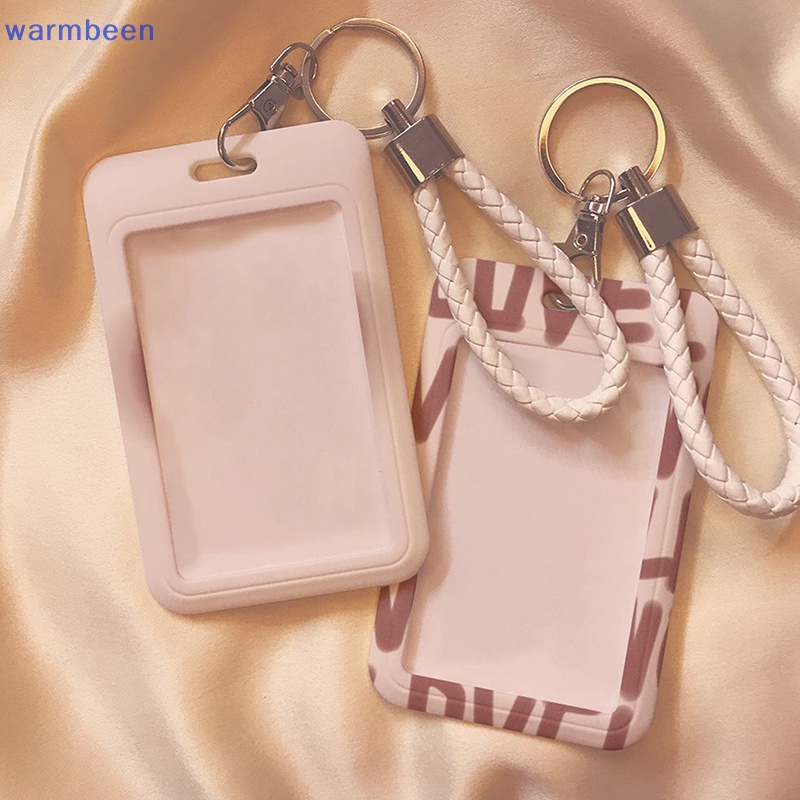 (warmbeen) Cartoon Card Holder Photocard Holder Keychain Students Card ...