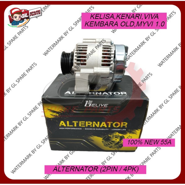 ALTERNATOR 100 NEW PERODUA KELISA KENARI VIVA KEMBARA OLD MYVI 1.0