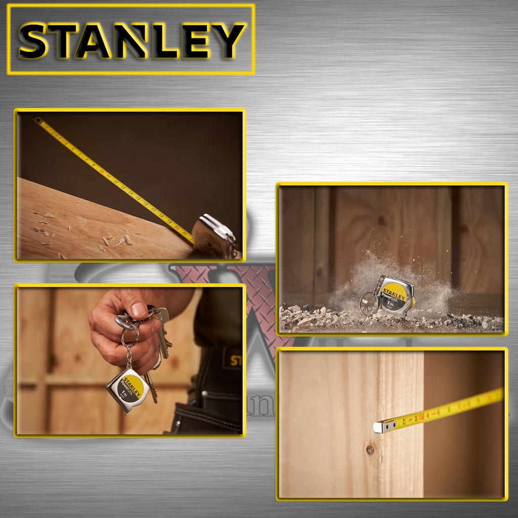 STANLEY® Powerlock® Key Ring Tape Measure 1.0m/3feet #0-39-055 | Shopee ...