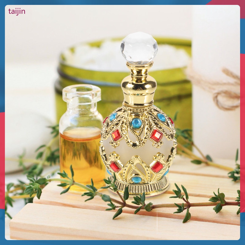 Decorative Essential Oil Bottle Perfume Flask Mini Glass Spray Bottles