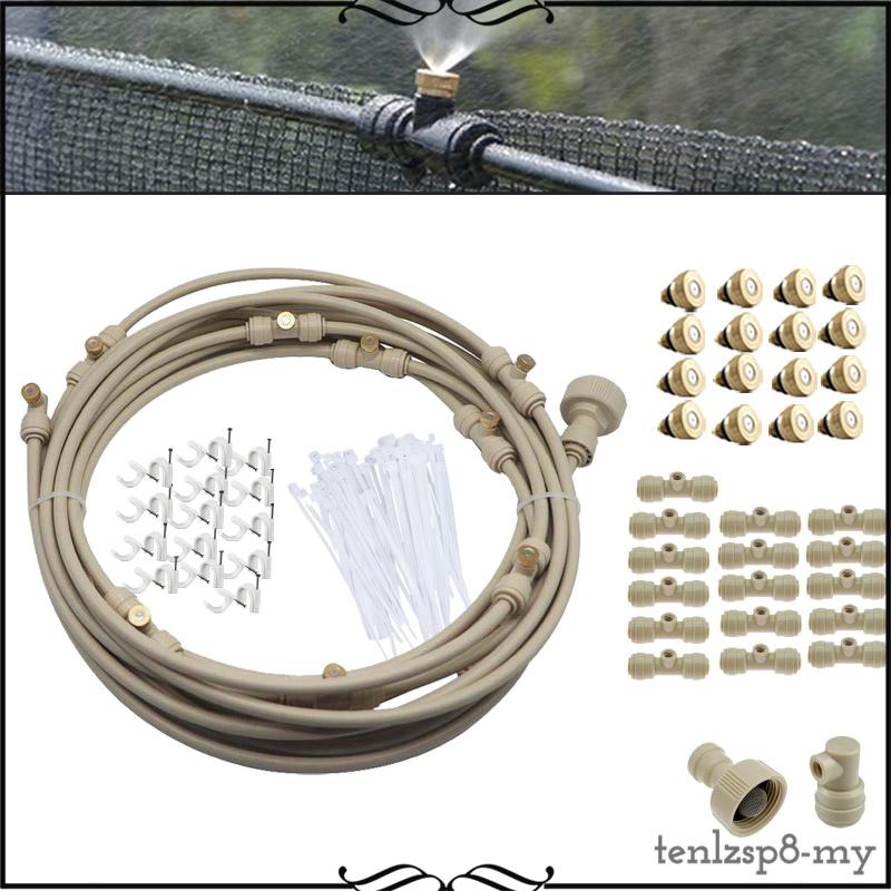 [Tenlzsp8] Patio Misters Water Spray Automatic Drip Irrigation Kits