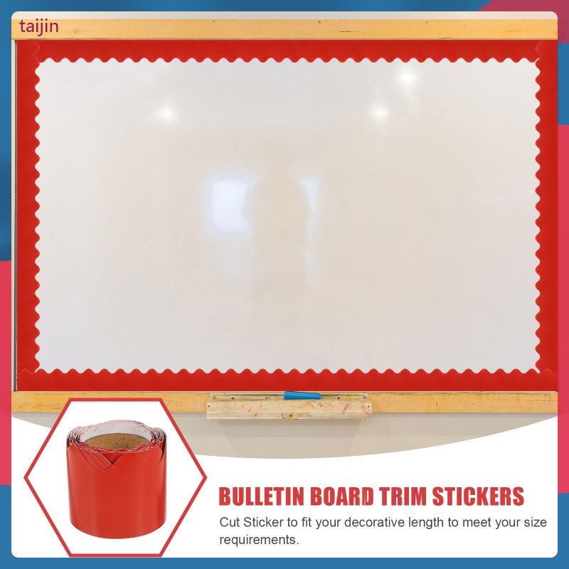 1 Roll Scalloped Bulletin Board Trim Board Border Decorations Trim