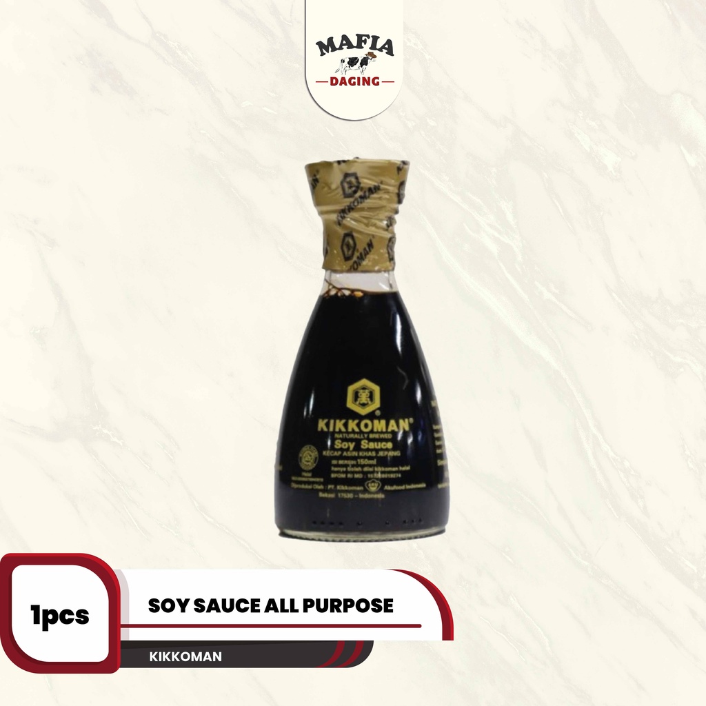 Kikkoman All Purpose Soy Sauce Shoyu Halal Soy Sauce 150ml Shopee