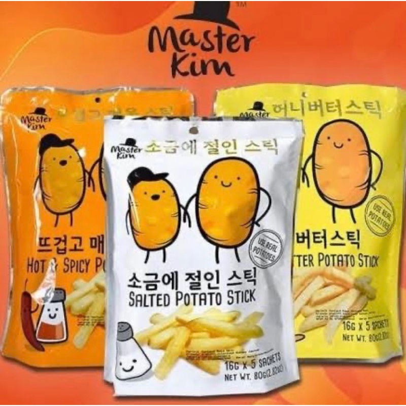 Inter Master kim potato sticks Original/honey butter/spicy 70gr ...
