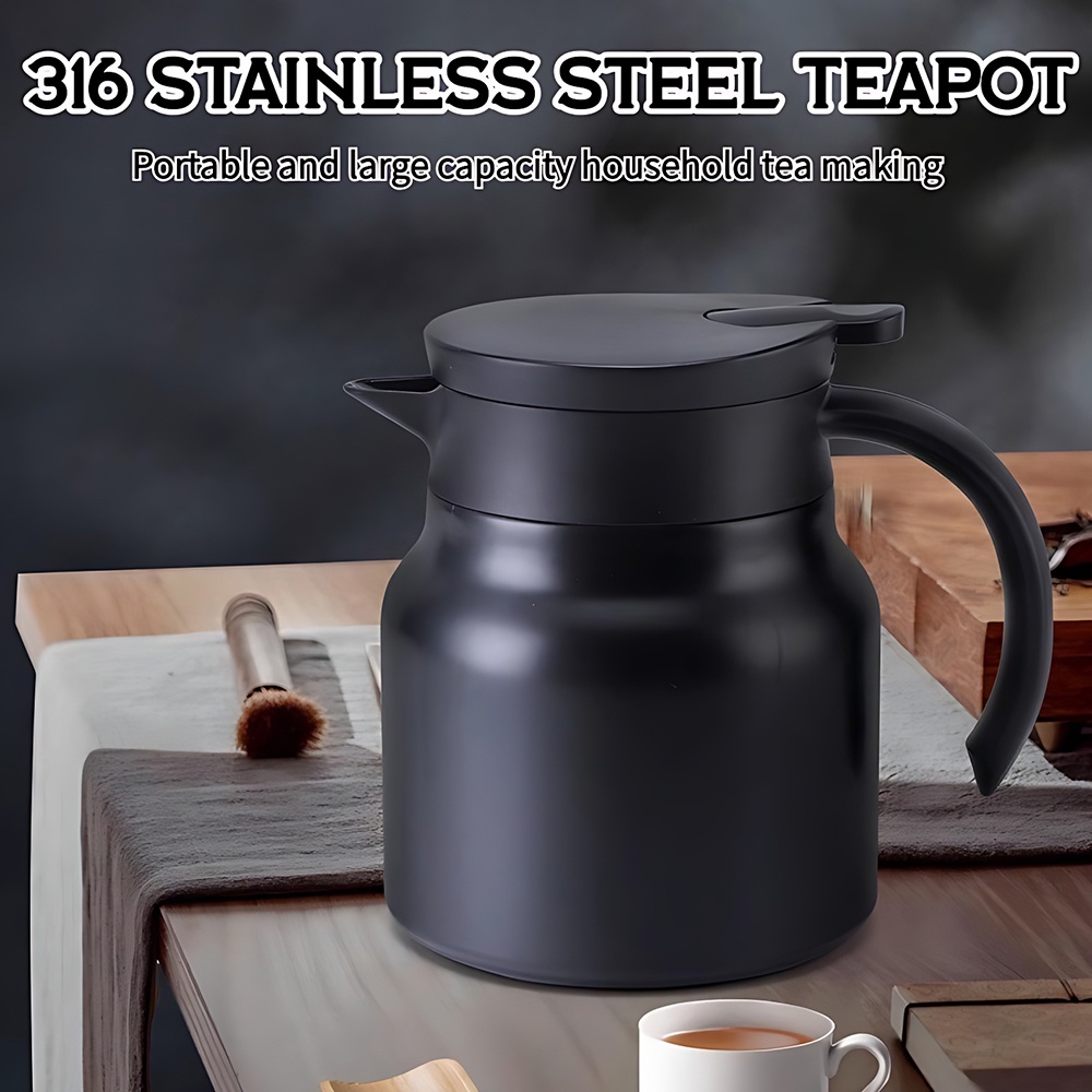 316 Thermos Stainless Steel Thermal Water Jug Bottle Teapot Household
