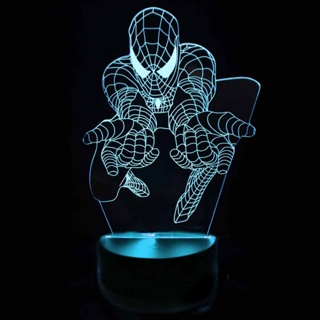 Marvel 3D LED Spiderman Main