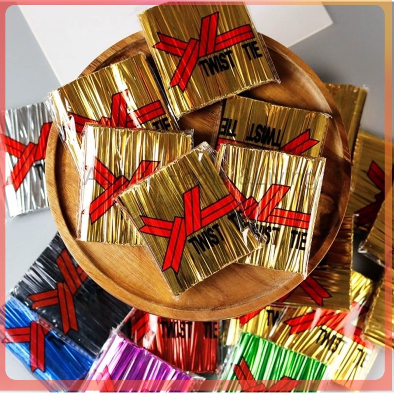 800pcs Pack Twist Tie Wire Metallic String Rope Packing Goodies Candy ...