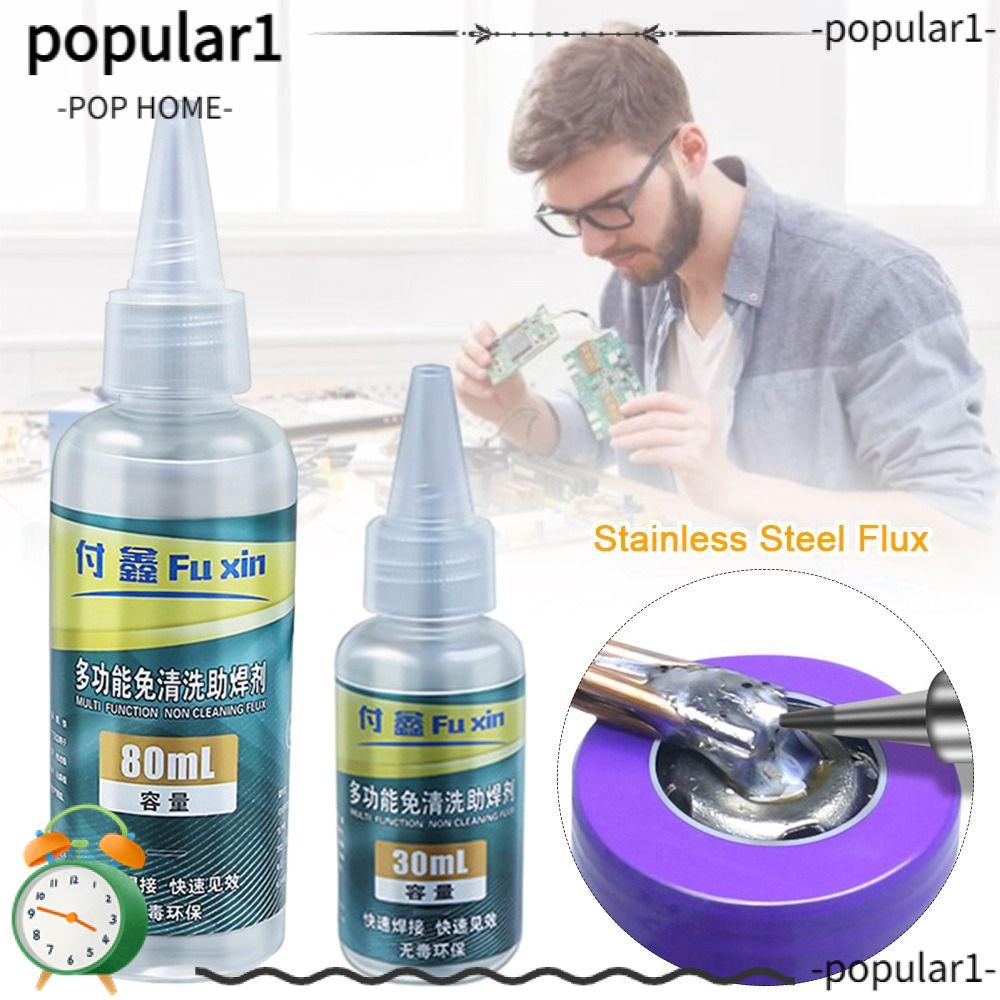 POP Stainless Steel Flux, Quick Repair 30ml 80ml Clean Free Soldering
