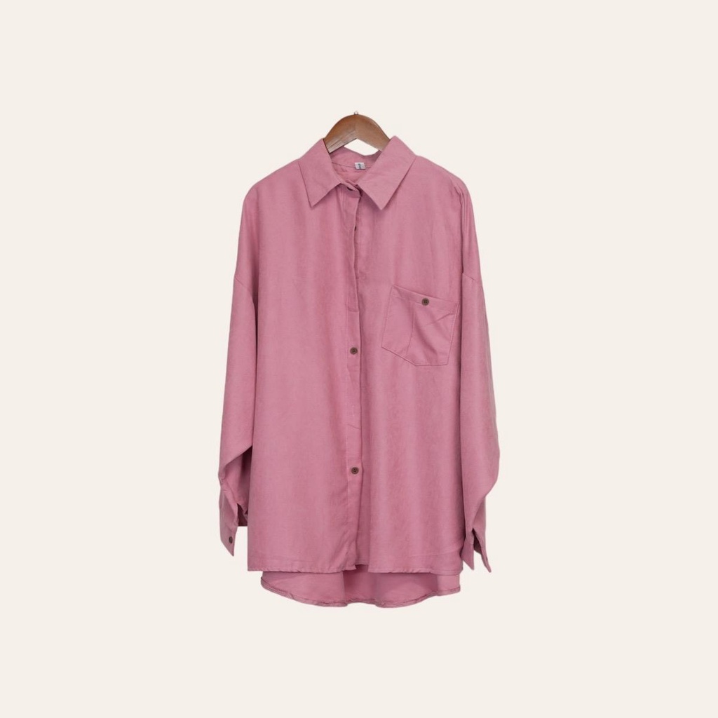 PANDAEYES KEMEJA CORDUROY POCKET BUTTON (CLO-CNCX7101BL) | Shopee Malaysia