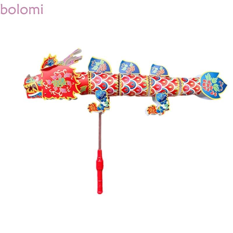 bolo Paper Dragon DIY Craft Light Kits for Kids Chinese New Year Family ...