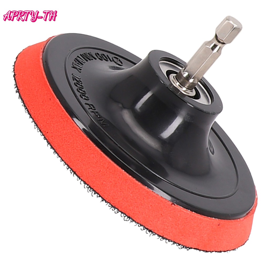 (HUND) 4 inch 100mm and Buffing Pad Rotary Backing Pad with M10 Drill ...