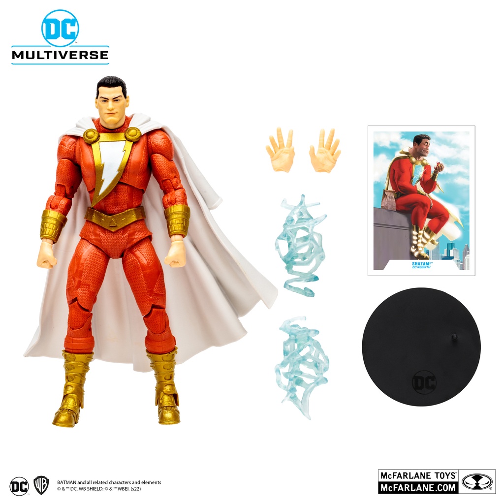 Mcfarlane DC Multiverse 7-inch DC Rebirth Model - Shazam! (Walmart ...
