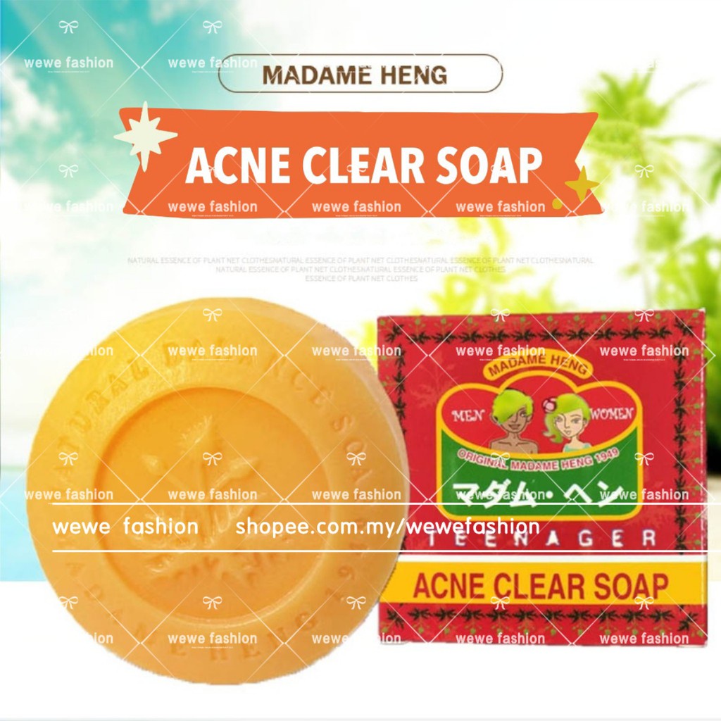 READY STOCK!!!Madame Heng Teenager Acne Clear Soap Anti Pimples Blemish