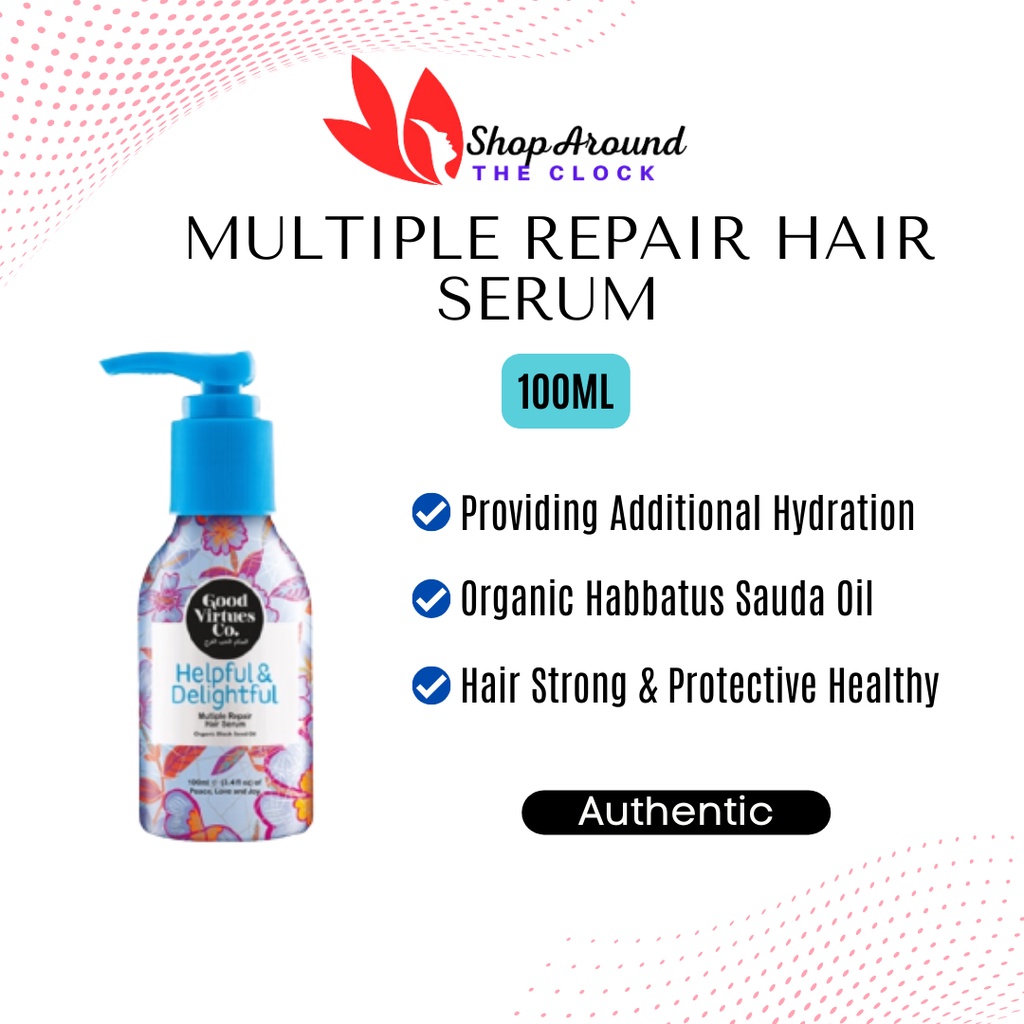 Good Virtues Co Multiple Repair Hair Serum (100ml) Shopee Malaysia