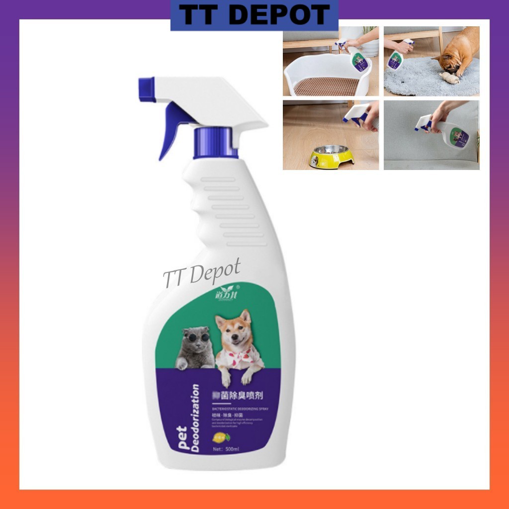 Pet Rabbit Hamster Dog Cat Deodorant Spray Pet Deodorizer Deodorant
