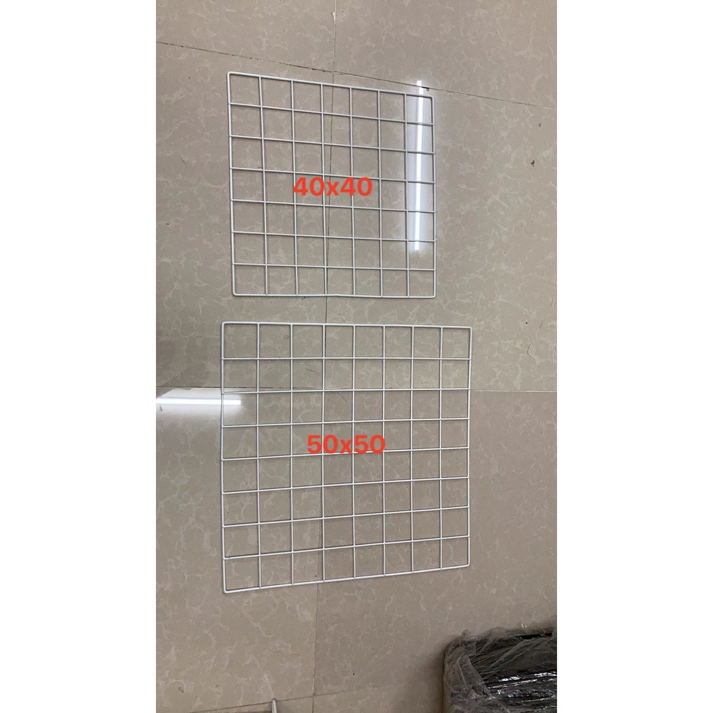 DIVI STORE's Wire Mesh Grid Wall Decor 50cm x 50cm Display for DIY and ...